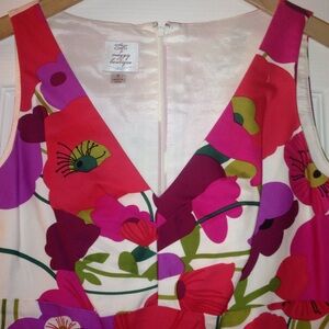 Suzi Chin for Maggy Boutique Floral Dress - Red, Pink, Purple